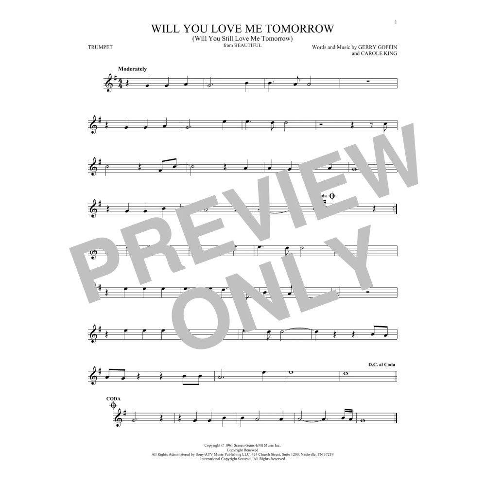 Will You Love Me Tomorrow (Will You Still Love Me Tomorrow)